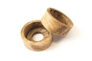 Końcówka drewniana 25mm MAPLE BURL