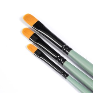 Flat synthetic brushes